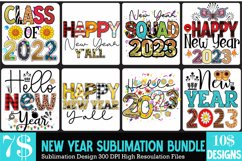 New Year SVG Mega Bundle , Happy New Year SVG MEGA Bundle Product Image 3