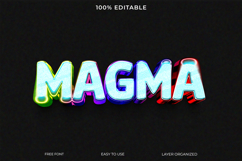 Colorful 3D Text Effect MAGMAD Product Image 1