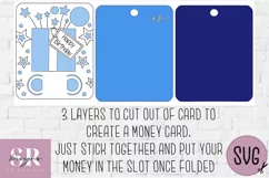 Birthday Money card | Paper cutting | Money card SVG Product Image 2