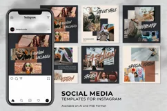 Fashion Street Wear Instagram Social Media Template Product Image 1
