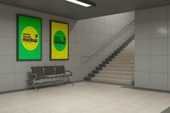 Subway Two Signage Mockup Product Image 1