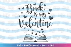 Valentines-Book is my Valentine svg Product Image 1