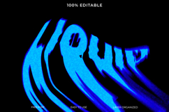 Vibrant Blue Textured Graphic Design Product Image 1