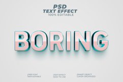 Boring Editable Text Effect Style Product Image 1