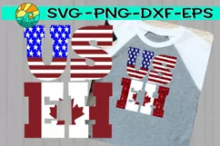 US EH SVG USA SVG Canada SVG PNG Cutting Sublimation Product Image 2