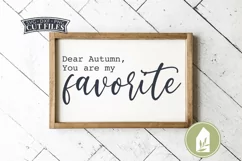 Dear Autumn You Are My Favorite SVG, Farmhouse Fall SVG Product Image 1