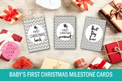 Baby's First Christmas Milestone Cards I Milestone Cards Product Image 1