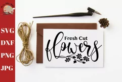 Fresh Cut Flowers Fresh Flowers svg Flowers Wall Decor SVG Product Image 1