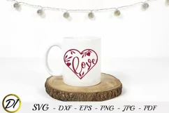 Valentine svg. Valentine's day Papercut. Heart Papercut.Love Product Image 3