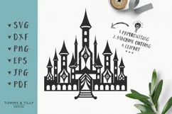 Castle - SVG DXF PNG EPS PDF JPG Cutting File Product Image 1