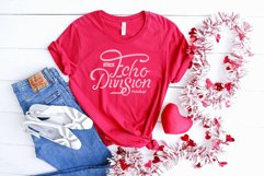 Valentine Shirt Mockup - Bella Canvas 3001 - Red Product Image 1