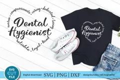 Dental hygienist svg - a dental hygienist heart svg file Product Image 1