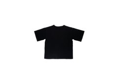 Black t-shirt on white background Product Image 1