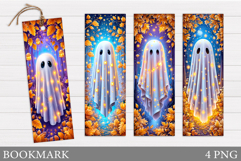 Halloween Bookmark Design. Halloween Ghost Bookmark Product Image 1