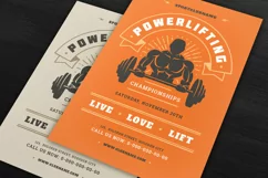 Fitness & Gym Sports Flyer Template Product Image 4