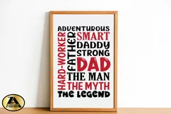 Dad Subway Art SVG Father's Day SVG PNG EPS DXF Daddy SVG Product Image 2