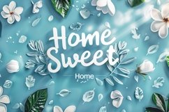 Home Sweet Home Background Wallpaper Product Image 1
