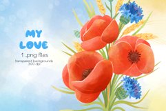 Bouquet of Wildflowers - PNG Files Product Image 1