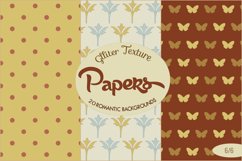 20 Romantic Papers with Glitter Elements JPG Product Image 27