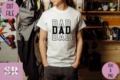 Dad stacked word| vinyl cutting | Dad t-shirt print Product Image 4