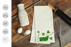 St. Patrick's Day Dog svg, Dachshund SVG, Irish Dog SVG Product Image 5