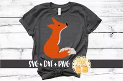 Fox - Woodland Animal SVG PNG DXF Cut Files Product Image 1