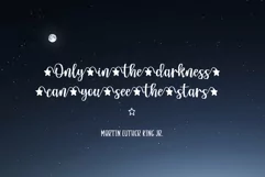 My Star - a font written in the stars - Free Font Of The Week Product Image 3