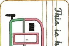 ITH Happy Camper (Shasta) Zipper Bag - Fully Lined, 5X7 HOOP Product Image 2