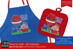 Time to Grill - US Patriotic - PNG files for Sublimation Product Image 3