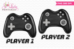 Player 1 Player 2 Set printable sublimation design Product Image 1