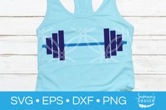Weights SVG Barbell Dumbbell Kettlebell Gym Workout SVG Product Image 2
