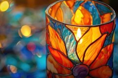 Glass Candle Holder Background Wallpaper Product Image 1