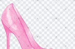 100 Hand Painted Watercolor Shiny High Heels Clip Arts Product Image 2