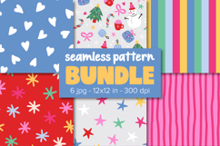 Christmas Pattern Set Winter Digital Paper Product Image 1