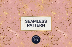 Pink Gold Shimmer Digital Paper, Glitter Texture Product Image 3