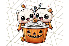 Monster Café Halloween PNG Clipart, Coffee Holiday Clip Art Product Image 3
