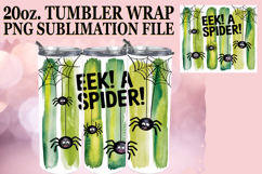 Vibrant Nights 20oz tumbler wrap, Halloween Product Image 1