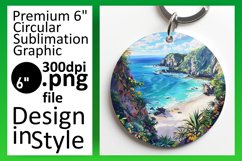 Serene Landscapes: Sublimation Circle Gallery Product Image 1