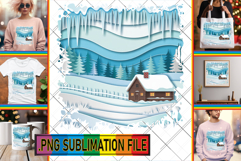 Timeless PNG TSHIRT Designs, Winter Product Image 1