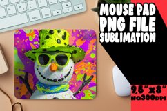 Tropical Twist: Sunny Snowman Sublimation PNG Product Image 1