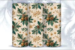 4 Christmas Seamless Tumbler Wrap 20 oz Product Image 3