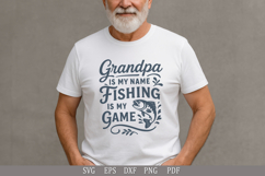 Funny Grandpa Fishing Quote Design for T-Shirts and Gifts Product Image 2