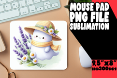 UNIQUE MOUSE MAT GIFT IDEAS, Cute Ghost Product Image 1