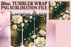 Cozy Escapes 20oz tumbler wrap, Leopard Prints Product Image 1