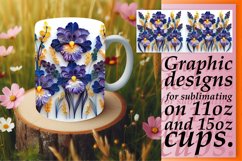 Enchanting Fresh Springtime Petal 3D Mug Wrap Sublimation Product Image 1
