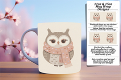 ELEGANT 11oz Mug Wrap PNG Design , Valenines Animals Product Image 1