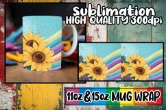 Bright smiles 11oz 15oz mug wrap, Flower Product Image 1