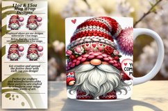 BEAUTIFUL PNG for 15oz Mug Wrap , Gnomes Product Image 1