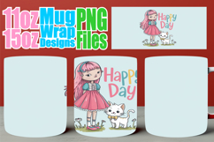 Wholesome escapes 11oz 15oz sublimation wrap, Birthday Girl Product Image 1