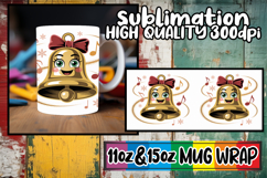 Lively dreams 11oz 15oz sublimation wrap, Cute Christmas Product Image 1